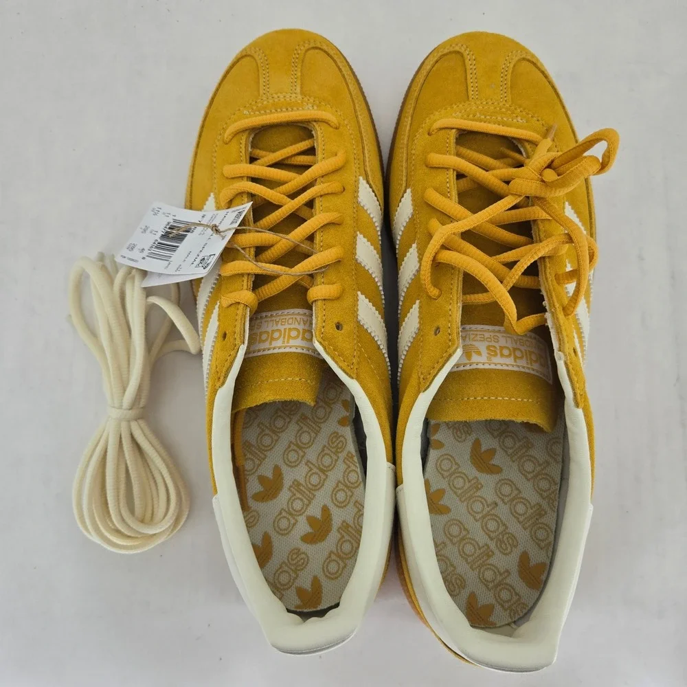 Adidas Handball Spezial Yellow White IF7088 Mens 11.5 Sneakers New